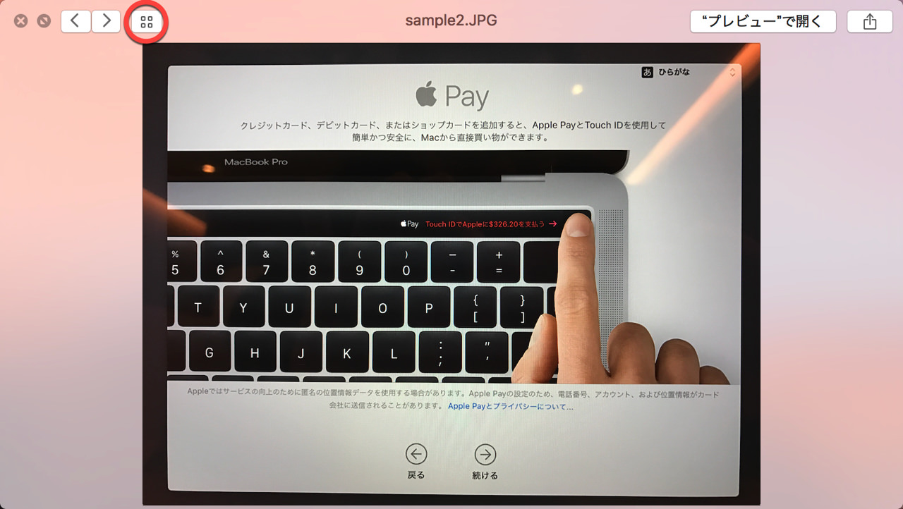 mac-multiple-images-preview-quick-look3.jpg 左上のボタンをクリック