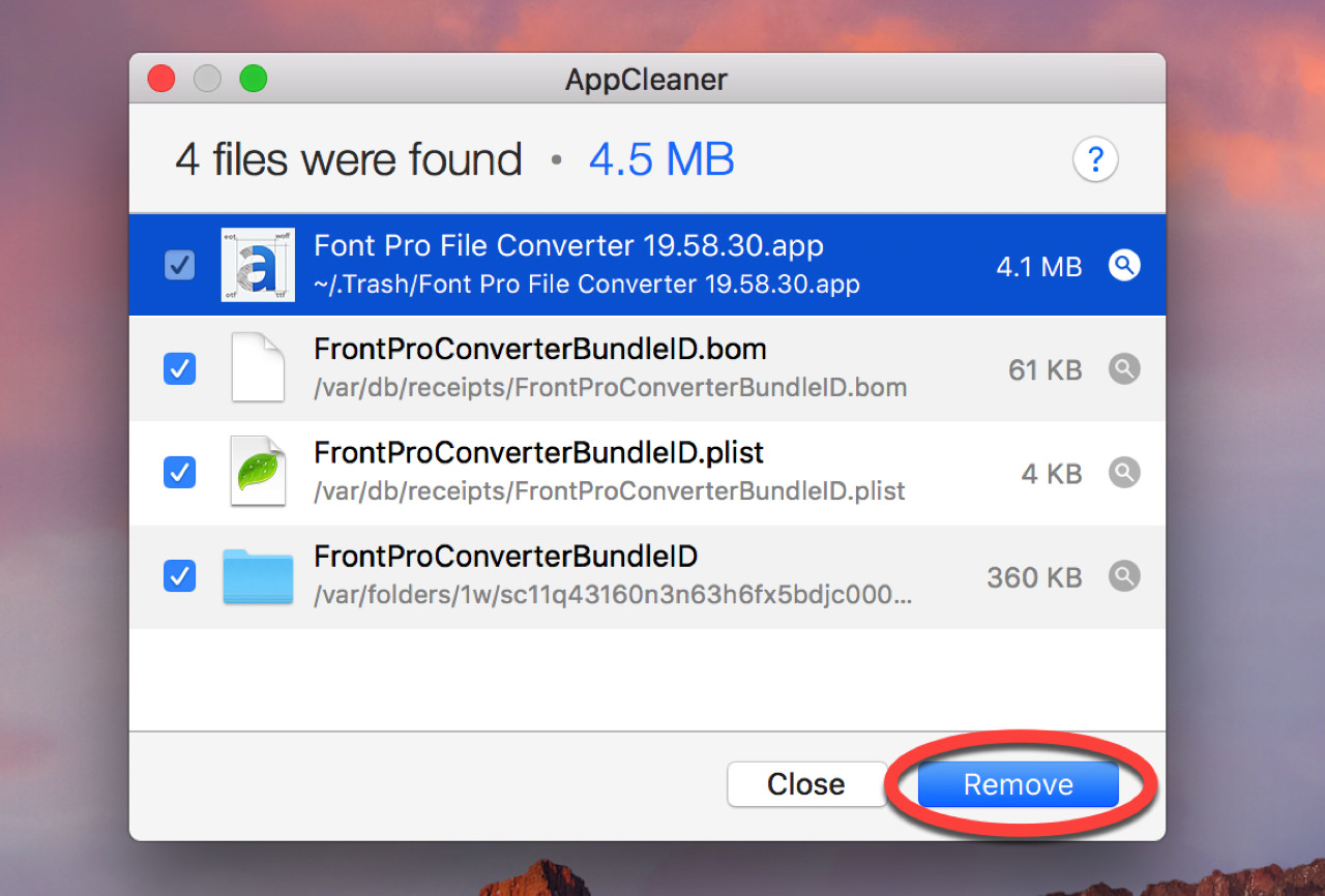 uninstall-mac-application1.jpg アプリの関連ファイルも一緒に削除できる
