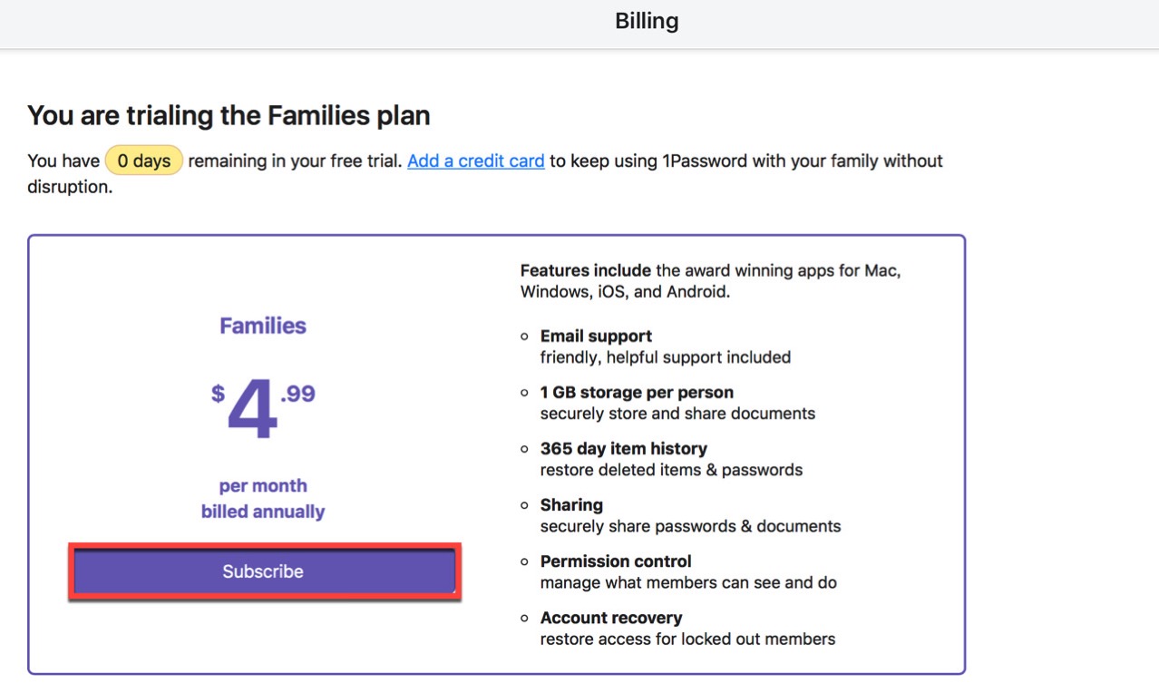 1password-mac-subscription-migration5.jpg 「Subscribe」ボタンをクリックする